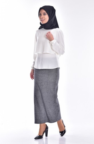 Gray Skirt 6176-01