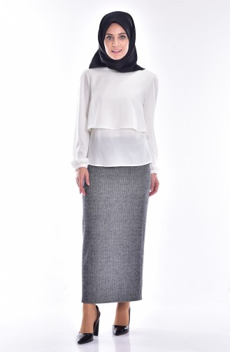 Gray Skirt 6176-01