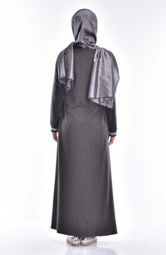Dress with Pockets 9207-06 Khaki 9207-06