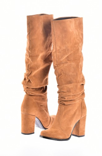 Women Long Boots 50154-04 Tobacco 50154-04