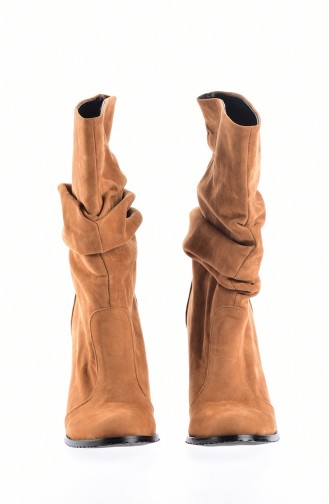 Short Women`s Boots 50155-04 Tobacco 50155-04