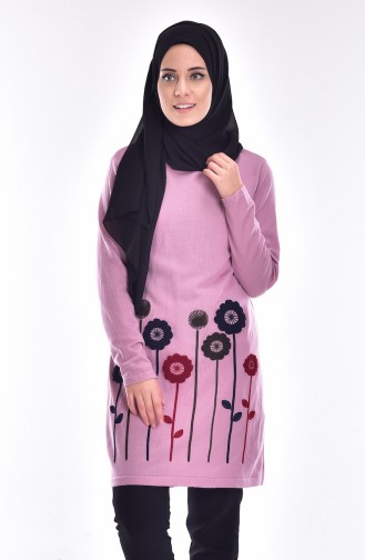 Decorated Knitwear Sweater 1157-11 Violet 1157-11