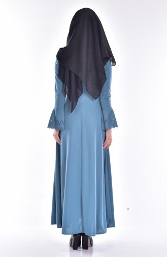 Spanish Sleeve Dress 1163-01 Blue 1163-01