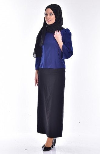 Geraftes Bluse 0028-02 Saks 0028-02