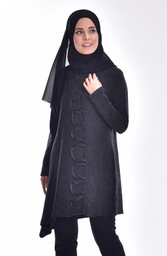 Pull Asymétrique 0695-04 Noir 0695-04