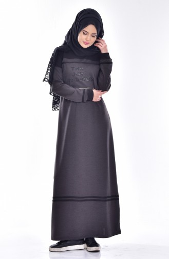Robe Hijab Antracite 1552-05