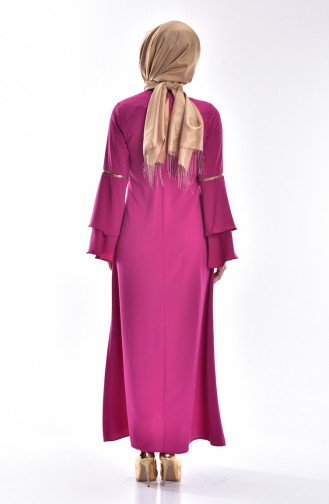 Spanish Sleeve Dress 1195-02 Fuchsia 1195-02