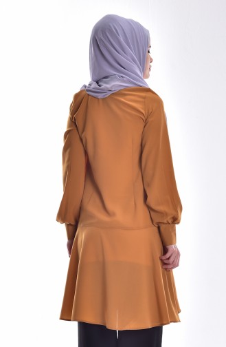 Kolyeli Tunik 4033-03 Hardal