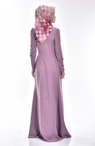 Lila Hijab Kleider 4186-04