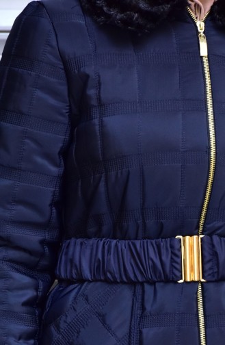 Capitone Vest with Belt 7105-02 Navy Blue 7104-01