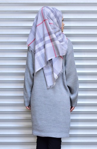 Oversize Knitwear Sweater 3096-04 Grey 3096-04