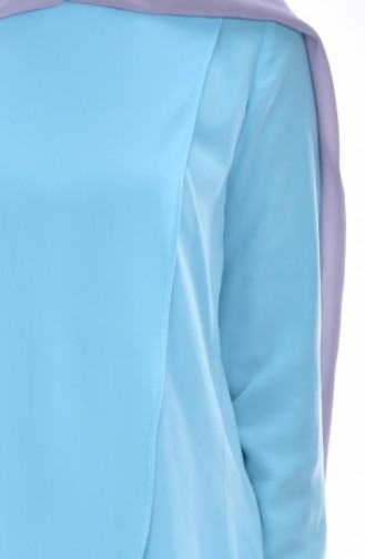 Tunik Pantolon İkili Takım 1074-01 Mint Mavi