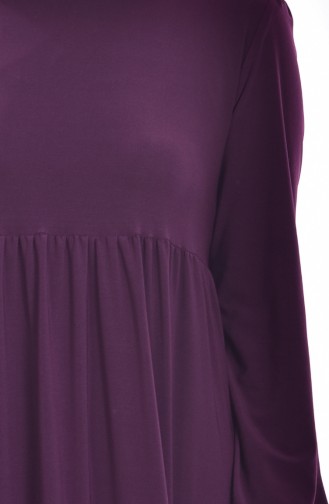 Ruched Dress 5001-03 Purple 5001-03
