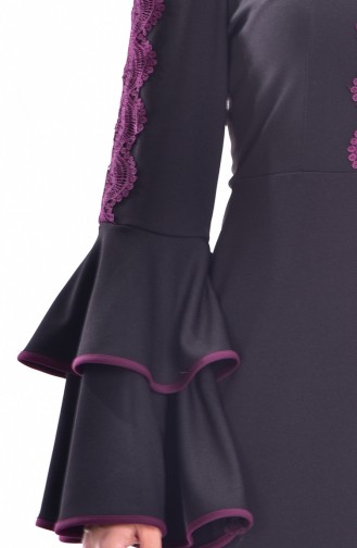 Black Hijab Dress 3261-01
