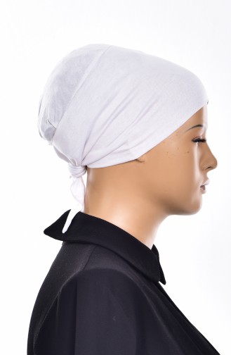 Bonnet Sans Couture Grande Taille 2005-01 Blanc 2005-01