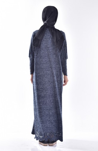 Blue Hijab Dress 1057-05