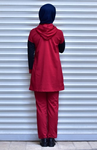 Claret Red Suit 0745-01