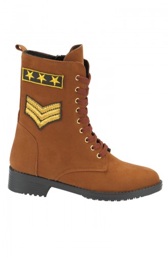 Brown Boots-booties 5555-01