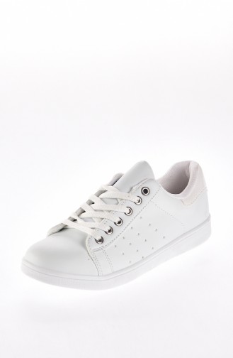 White Sport Shoes 0720-03