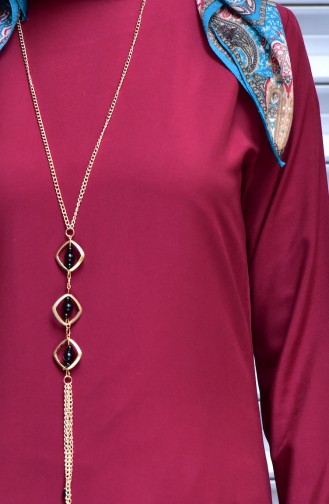 Tunik Pantolon İkili Takım 6011-03 Bordo