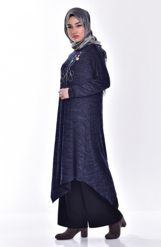 Navy Blue Tunics 0896-03