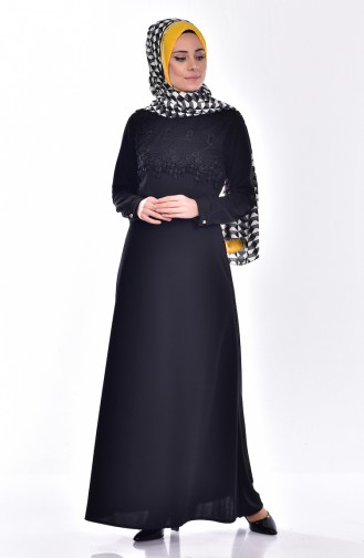 فستان أسود 81482-01