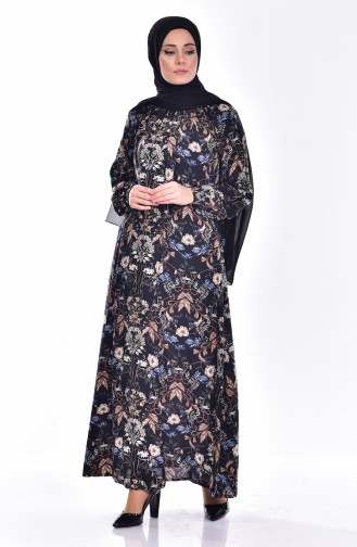 Black Hijab Dress 0019-01