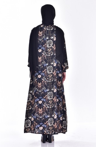 Black Hijab Dress 0019-01
