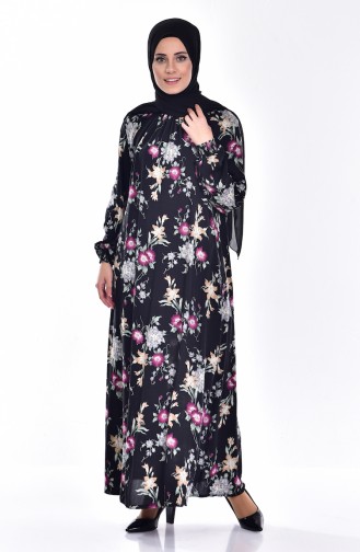 Black Hijab Dress 0020-01
