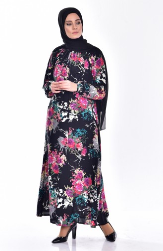 Black Hijab Dress 0022-01