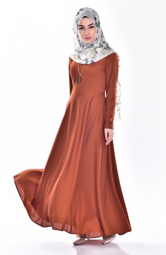 Tan Hijab Dress 2004-02