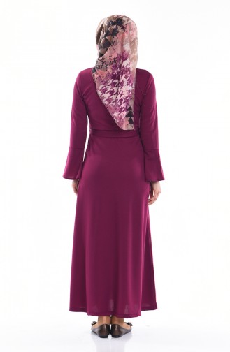 Fuchsia Hijab Dress 4500-05