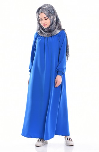 Saxon blue İslamitische Jurk 0021-07