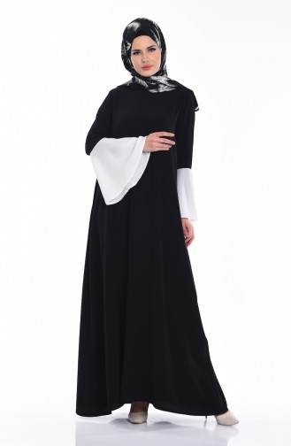 Black Hijab Dress 0198-01