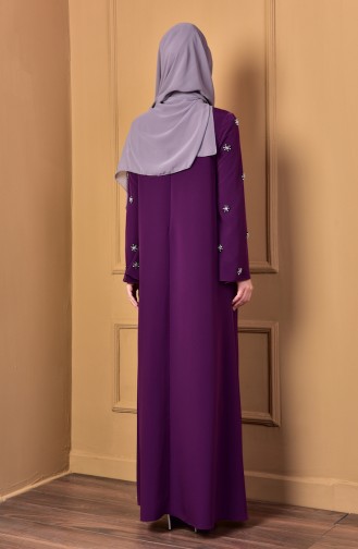 Purple Hijab Dress 0196-01