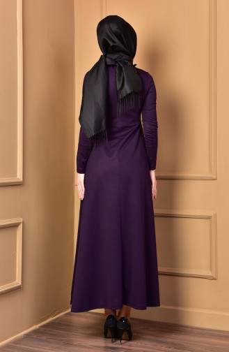 Purple Hijab Dress 2138-01