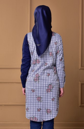 Garnili Gömlek 5319-01 Gri