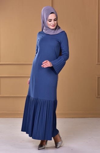 فستان نيلي 1633-05