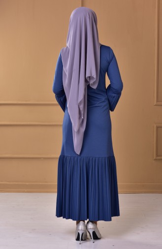 Indigo Hijab Dress 1633-05