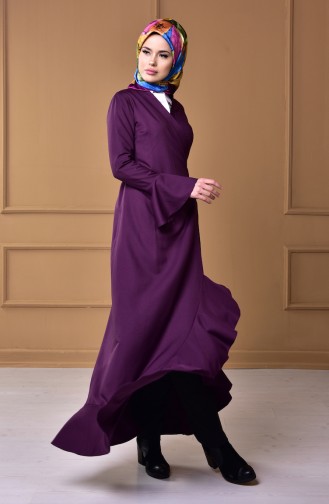 Purple Abaya 7156-03