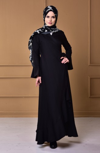 Black Abaya 7156-01