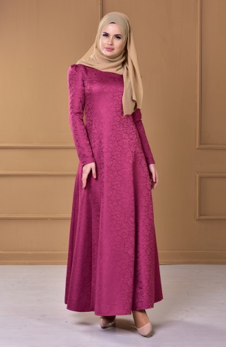 Cherry Hijab Dress 7158-02