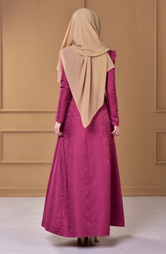 Cherry Hijab Dress 7158-02
