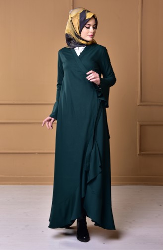 Emerald Green Abaya 7156-04