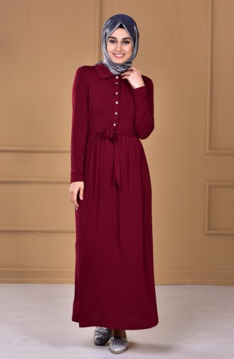 Robe Hijab Bordeaux 2149-01