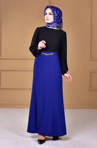 Zincirli Etek 5049-01 Saks