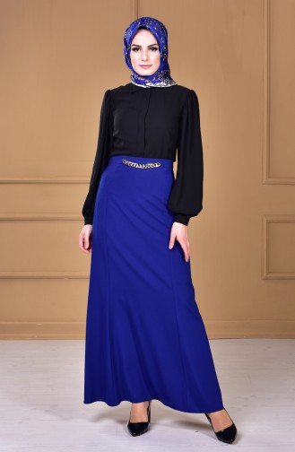 Zincirli Etek 5049-01 Saks