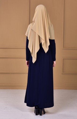 Robe Hijab Bleu Marine 2149-06