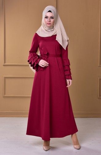 Cherry Hijab Dress 1002-08