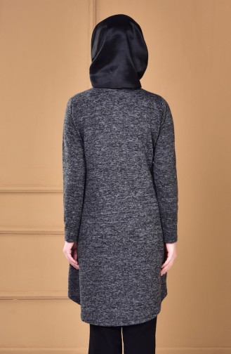 Kolyeli Tunik 0526-01 Gri